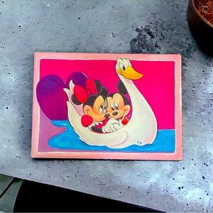 Mickey Mouse and Minnie Mouse Musical Jewelry box. Donald Duck Daisy Duck Love
